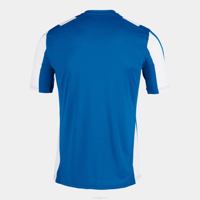 gömlek kısa kollu inter Joma kraliyet mavisi beyaz erkekler 0RJD3382