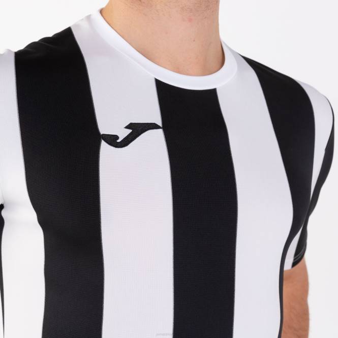 gömlek kısa kollu inter Joma siyah beyaz erkekler 0RJD3391