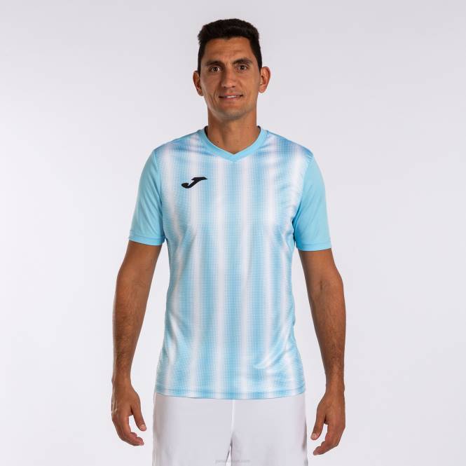 gömlek kısa kollu inter ii Joma gök mavisi beyaz erkekler 0RJD13