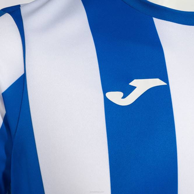 gömlek kısa kollu inter klasik Joma kraliyet mavisi beyaz erkekler 0RJD245