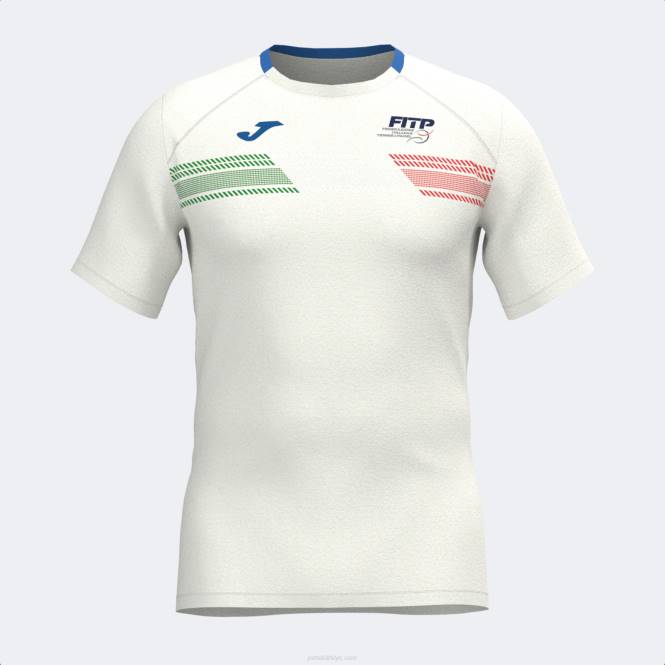 gömlek kısa kollu italyan tenisi ve padel federasyonu Joma beyaz0RJD4322