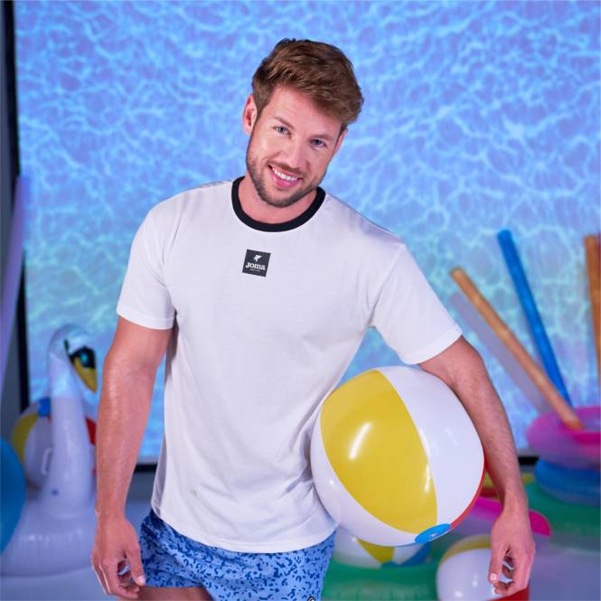 gömlek kısa kollu kaliforniya Joma beyaz erkekler 0RJD170