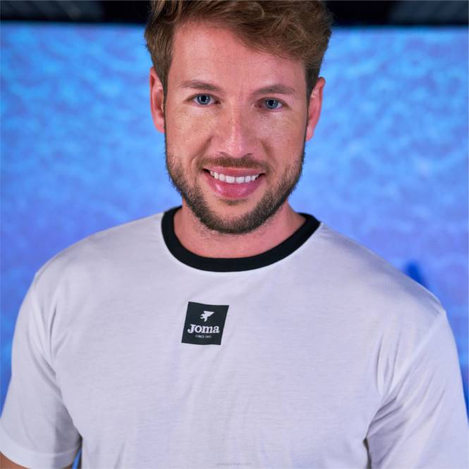 gömlek kısa kollu kaliforniya Joma beyaz erkekler 0RJD170