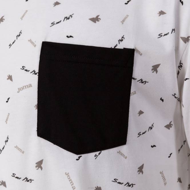 gömlek kısa kollu kaliforniya Joma beyaz erkekler 0RJD2995