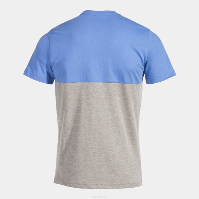 gömlek kısa kollu kaliforniya Joma mavi melanj gri erkekler 0RJD957