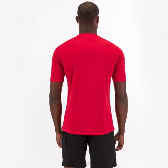gömlek kısa kollu kaplan Joma kırmızı erkekler 0RJD3529