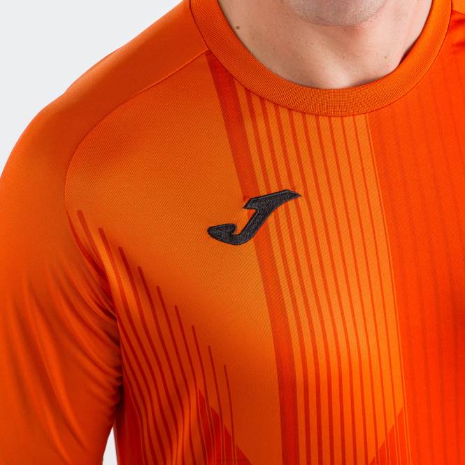 gömlek kısa kollu kaplan Joma turuncu erkekler 0RJD776