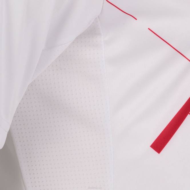 gömlek kısa kollu kaplan iii Joma Beyaz kırmızı erkekler 0RJD3333