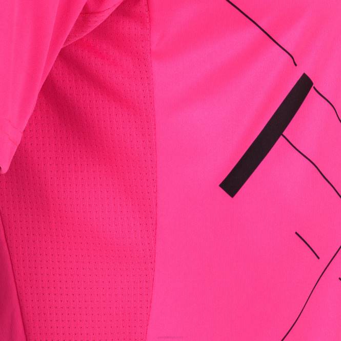 gömlek kısa kollu kaplan iii Joma floresan pembe siyah erkekler 0RJD4541