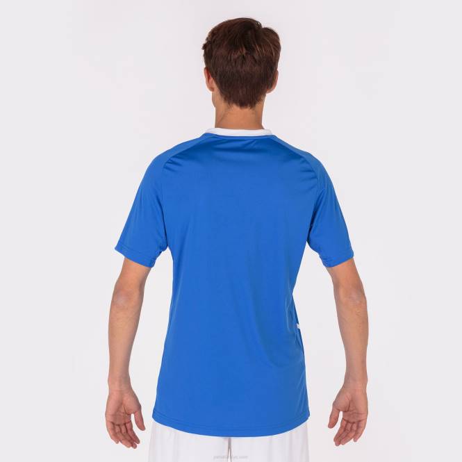 gömlek kısa kollu kaplan iii Joma kraliyet mavisi beyaz erkekler 0RJD3305