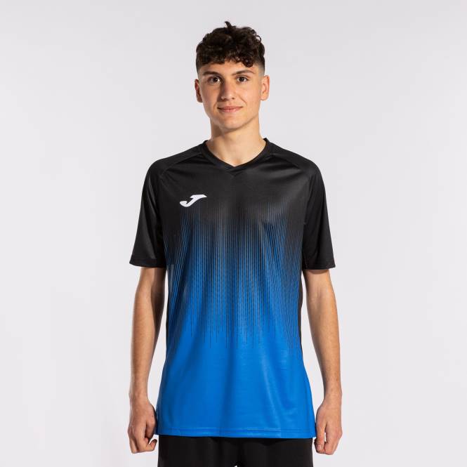 gömlek kısa kollu kaplan iv Joma kraliyet mavisi siyah erkekler 0RJD1553