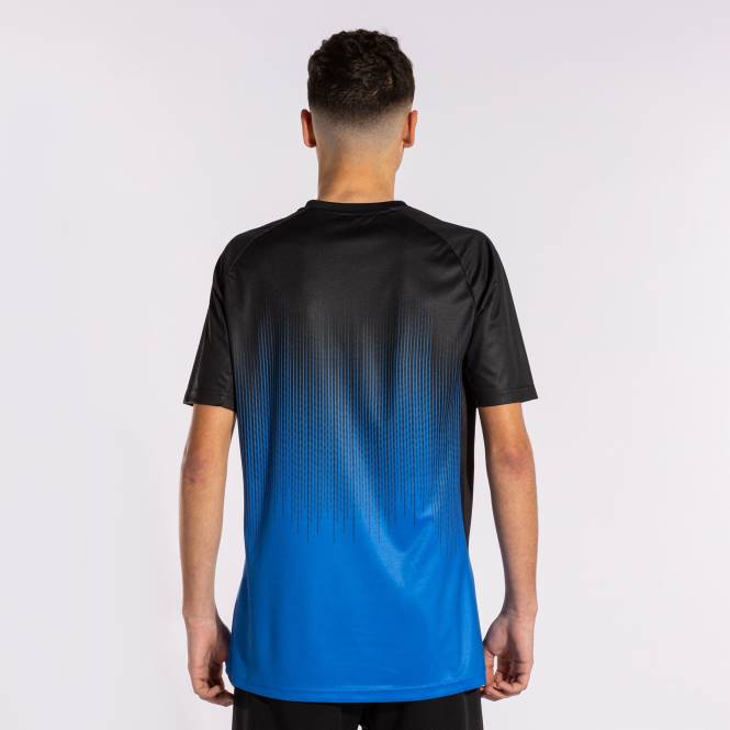 gömlek kısa kollu kaplan iv Joma kraliyet mavisi siyah erkekler 0RJD1553