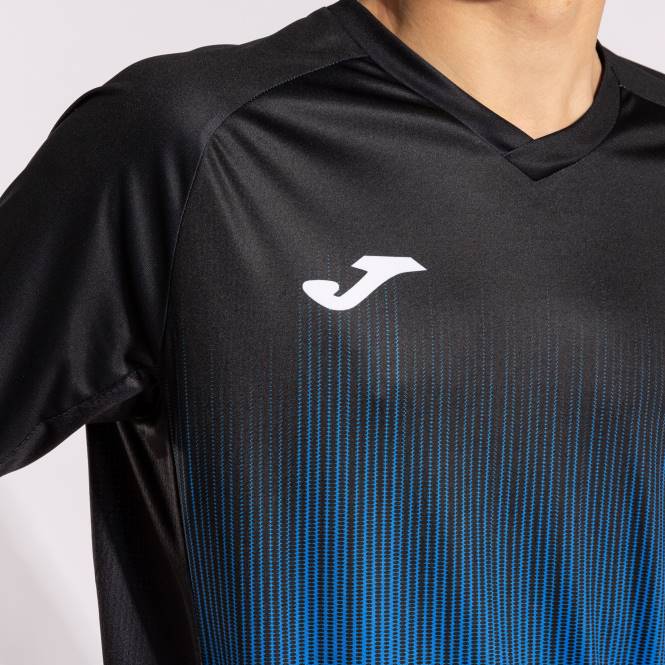 gömlek kısa kollu kaplan iv Joma kraliyet mavisi siyah erkekler 0RJD1553