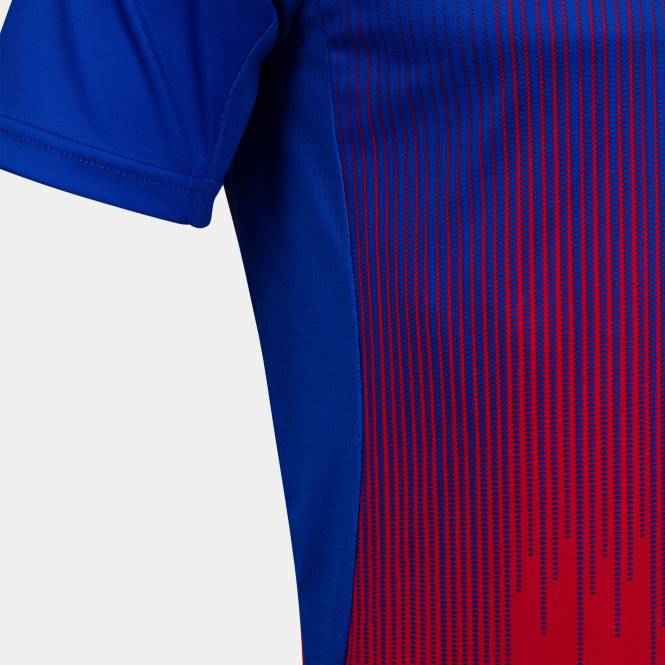 gömlek kısa kollu kaplan iv Joma kırmızı kraliyet mavisi erkekler 0RJD2857