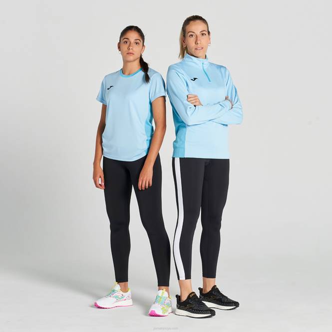 gömlek kısa kollu kazanan ii Joma gökyüzü mavi kadınlar 0RJD2192