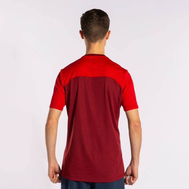 gömlek kısa kollu kazanan ii Joma kırmızı erkekler 0RJD1008