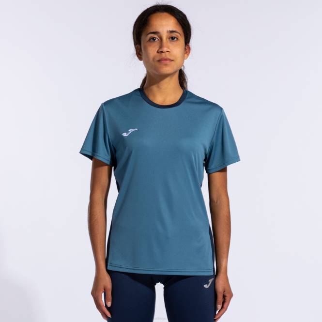 gömlek kısa kollu kazanan ii Joma mavi kadınlar 0RJD3608