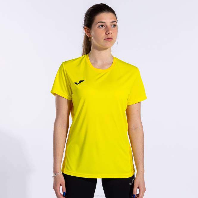 gömlek kısa kollu kazanan ii Joma sarı kadınlar 0RJD3997