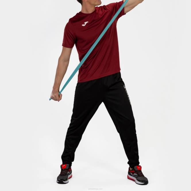 gömlek kısa kollu kombin Joma bordo erkekler 0RJD688