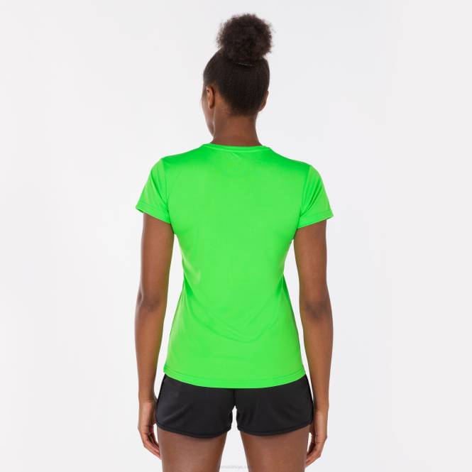 gömlek kısa kollu kombin Joma floresan yeşil kadınlar 0RJD3991