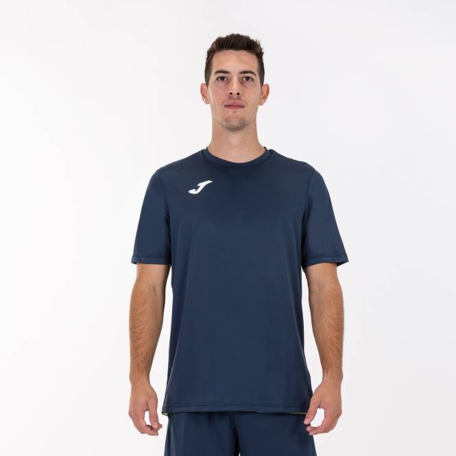 gömlek kısa kollu kombin Joma lacivert sarı erkekler 0RJD317