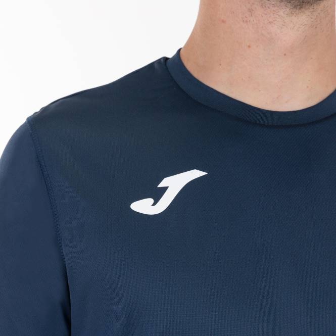 gömlek kısa kollu kombin Joma lacivert sarı erkekler 0RJD317