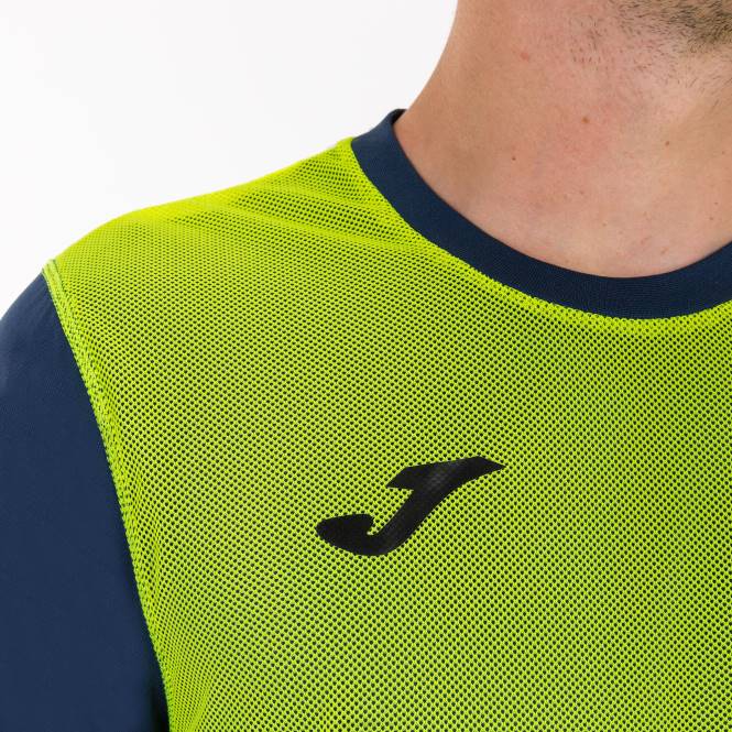 gömlek kısa kollu kombin Joma lacivert sarı erkekler 0RJD317