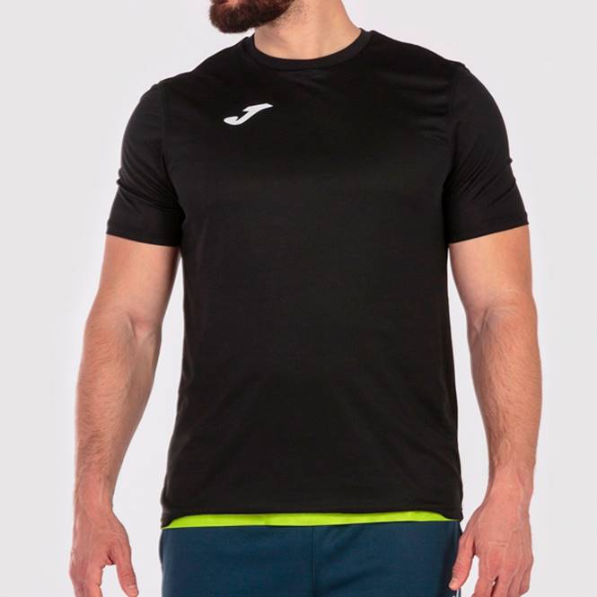 gömlek kısa kollu kombin Joma siyah Sarı erkekler 0RJD990