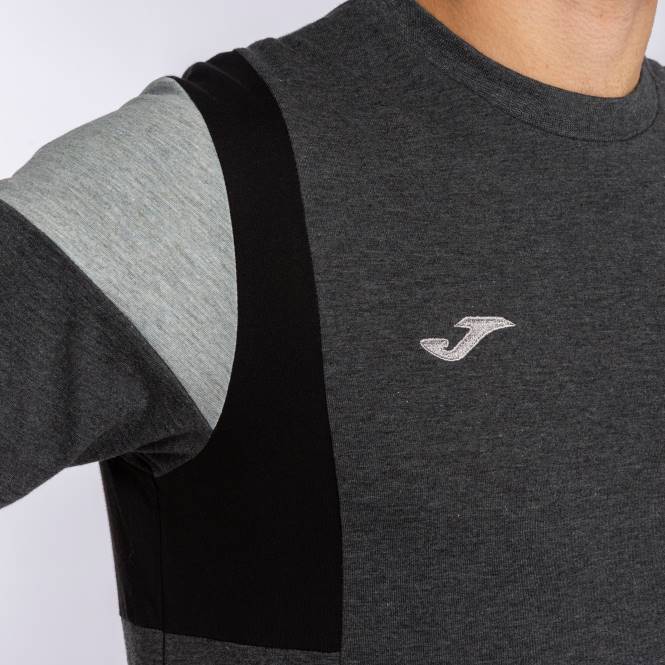 gömlek kısa kollu konfor iii Joma melanj grisi erkekler 0RJD2901