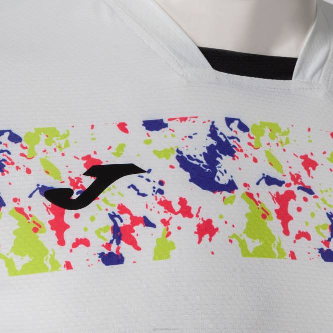 gömlek kısa kollu meydan okuma Joma beyaz çok renkli erkekler 0RJD956