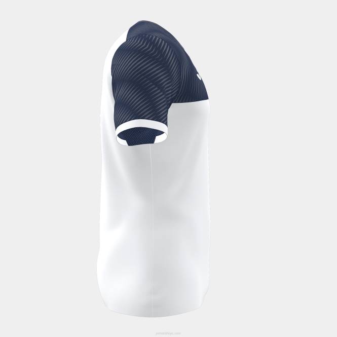 gömlek kısa kollu montreal Joma beyaz lacivert erkekler 0RJD96