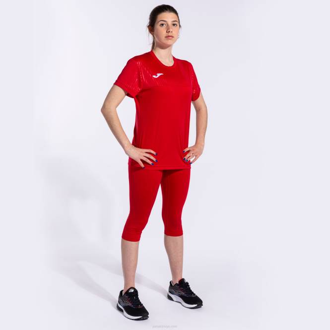 gömlek kısa kollu montreal Joma kırmızı kadınlar 0RJD2083