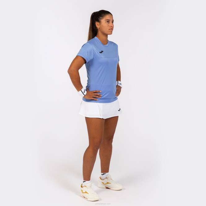 gömlek kısa kollu montreal Joma mavi kadınlar 0RJD2591