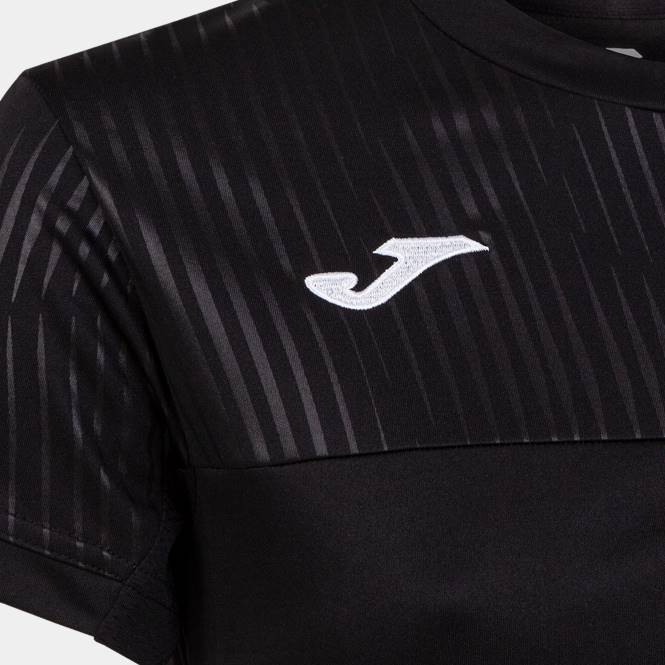 gömlek kısa kollu montreal Joma siyah kadınlar 0RJD2440