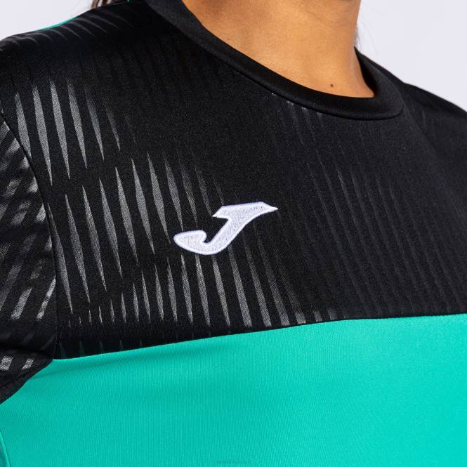 gömlek kısa kollu montreal Joma yeşil siyah kadınlar 0RJD3712