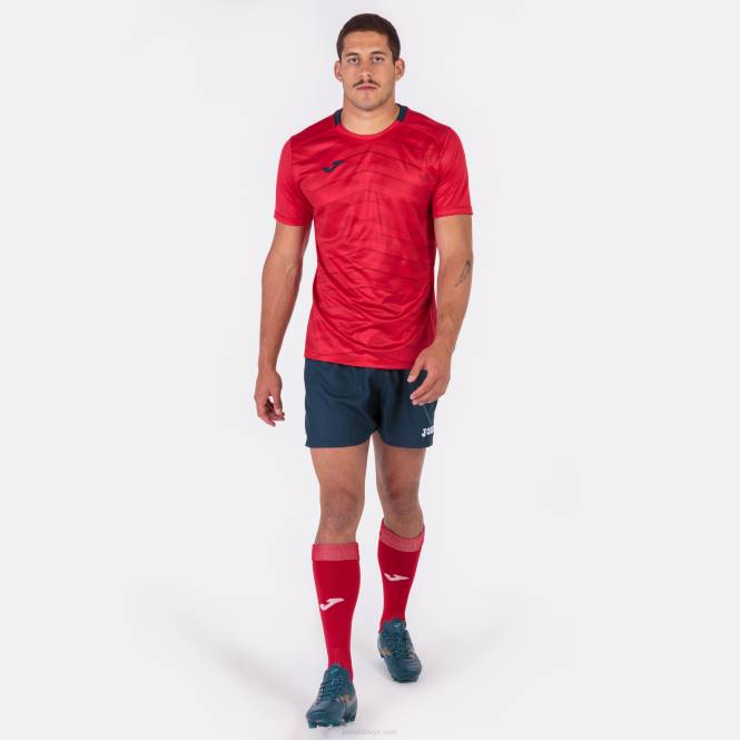 gömlek kısa kollu myskin akademi Joma kırmızı erkekler 0RJD2939