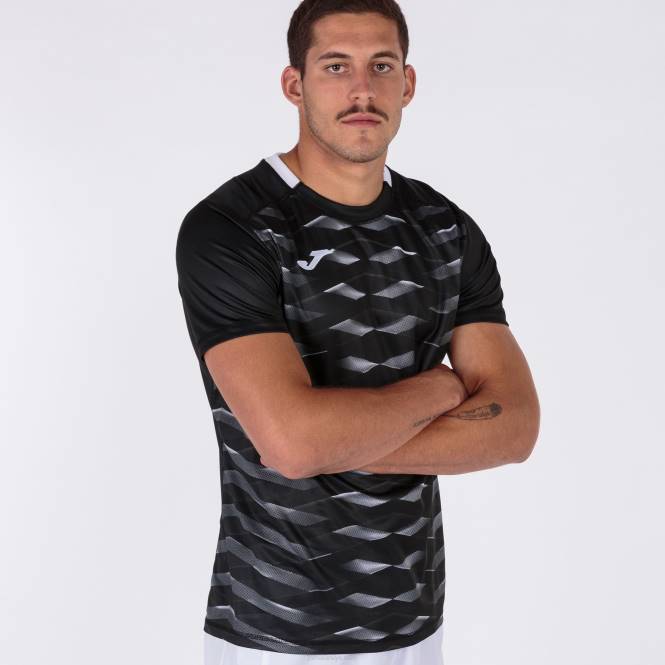 gömlek kısa kollu myskin akademi Joma siyah erkekler 0RJD4488