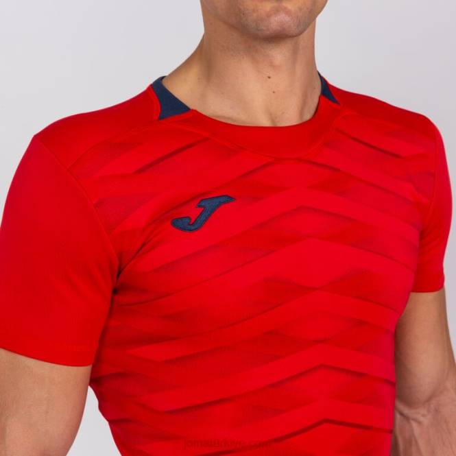 gömlek kısa kollu myskin ii Joma kırmızı erkekler 0RJD3087