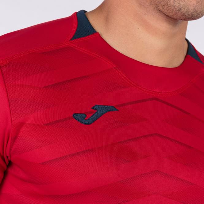 gömlek kısa kollu myskin ii Joma kırmızı erkekler 0RJD3087