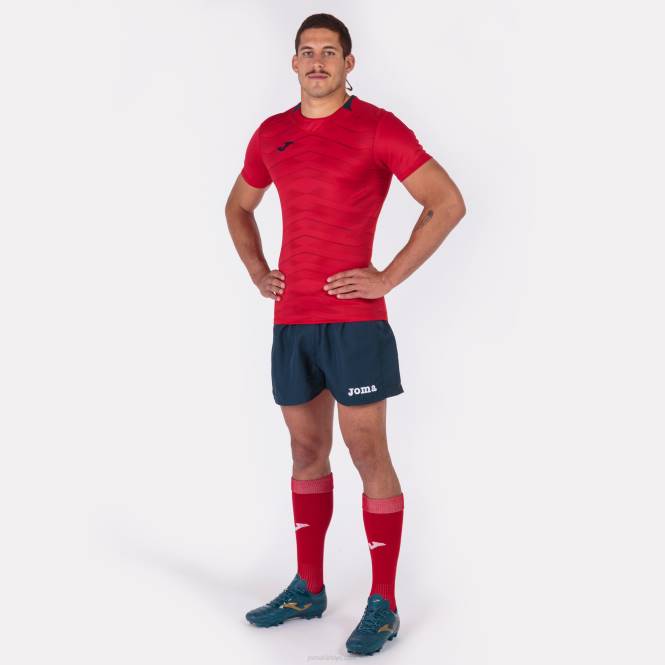 gömlek kısa kollu myskin ii Joma kırmızı erkekler 0RJD3087