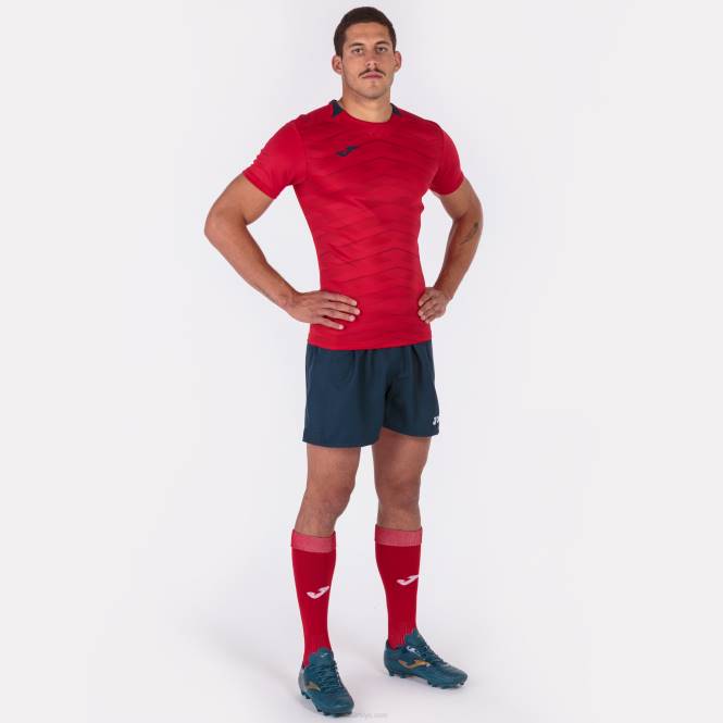 gömlek kısa kollu myskin ii Joma kırmızı erkekler 0RJD3087