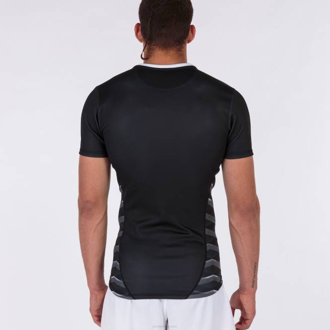 gömlek kısa kollu myskin ii Joma siyah erkekler 0RJD2942