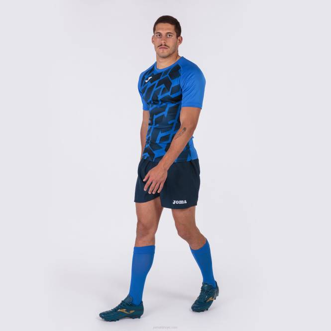 gömlek kısa kollu myskin iii Joma kraliyet mavisi lacivert erkekler 0RJD1014