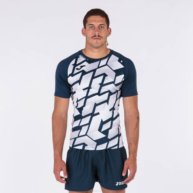 gömlek kısa kollu myskin iii Joma lacivert beyaz erkekler 0RJD4734