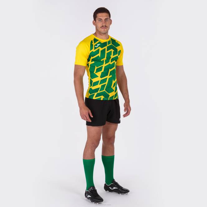 gömlek kısa kollu myskin iii Joma sarı yeşil erkekler 0RJD3106