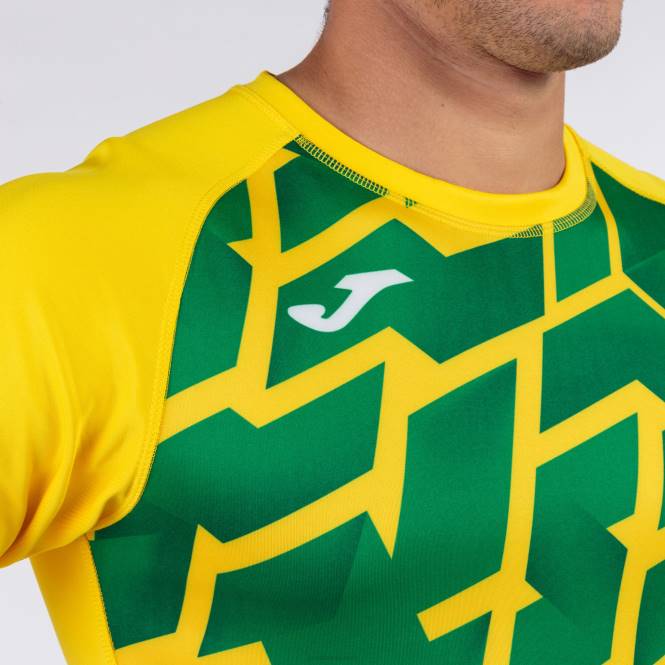 gömlek kısa kollu myskin iii Joma sarı yeşil erkekler 0RJD3106