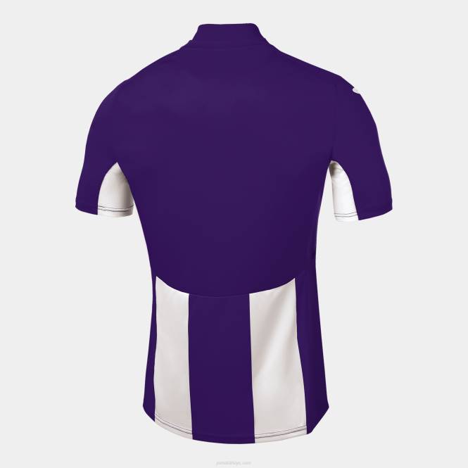 gömlek kısa kollu pisa Joma mor beyaz erkekler 0RJD3488