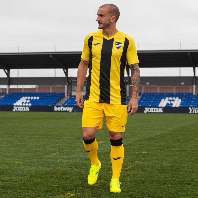 gömlek kısa kollu pisa ii Joma sarı siyah erkekler 0RJD3574