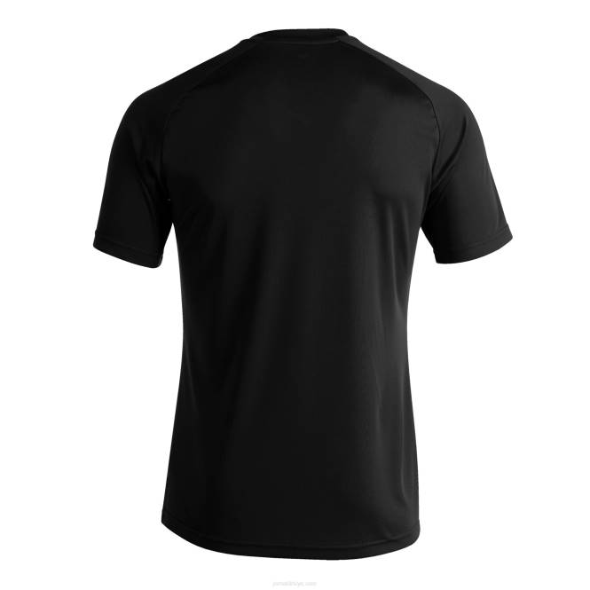 gömlek kısa kollu pisa ii Joma siyah beyaz erkekler 0RJD4570