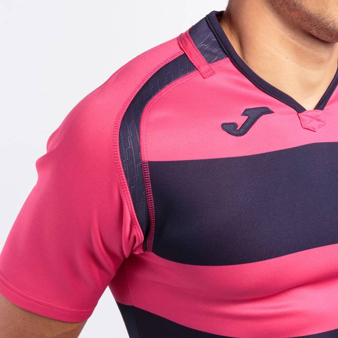 gömlek kısa kollu prorugby ii Joma Mor pembe erkekler 0RJD830